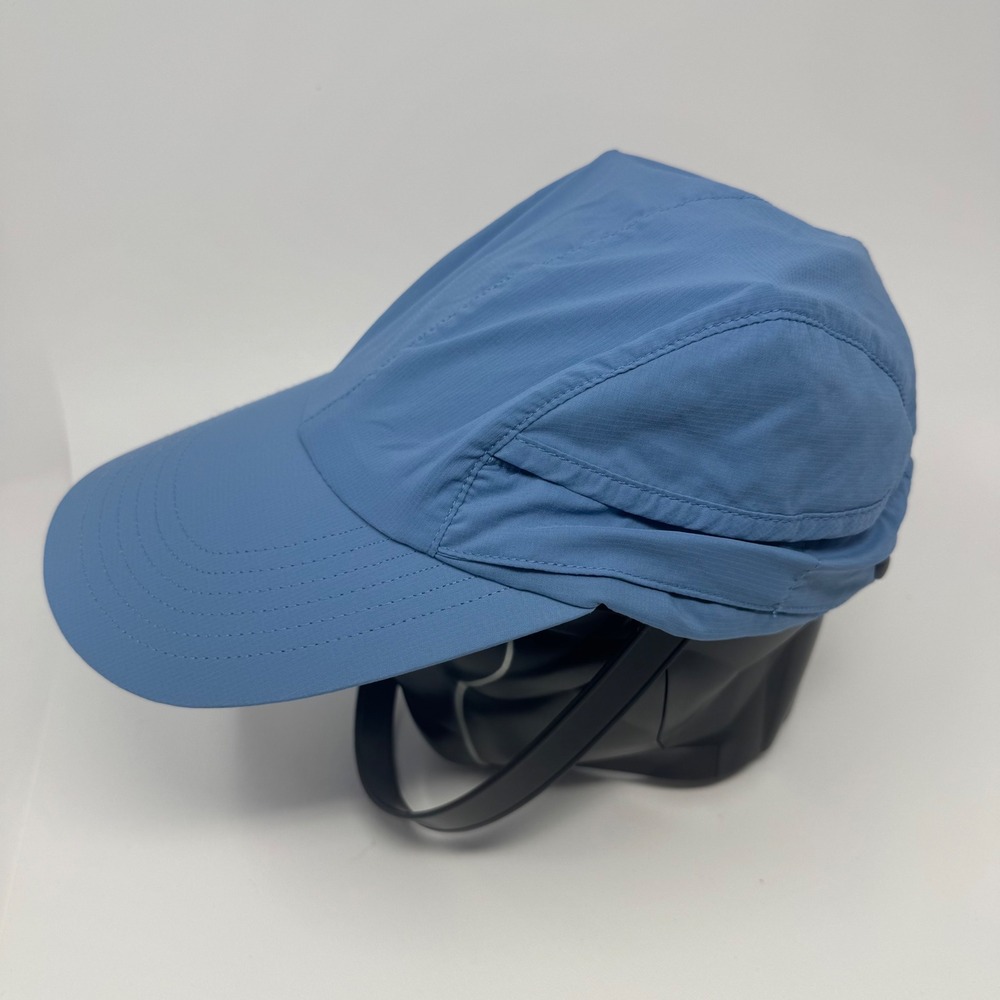 Duluth Trading Mens Blue‎ Nylon Mesh Vented Performance Long Bill Hat Hiking